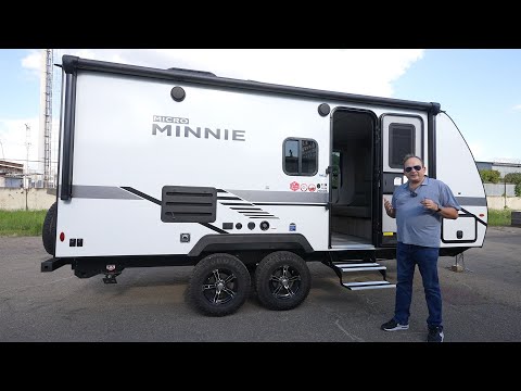 Видео: Один из лучших брендов в мире. Внедорожный прицеп автодом Winnebago Micro 2108DS на 4 спальных места