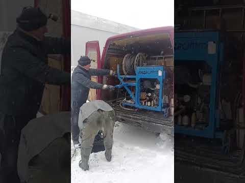 Видео: Барнаул Моторный завод Промывка канализации