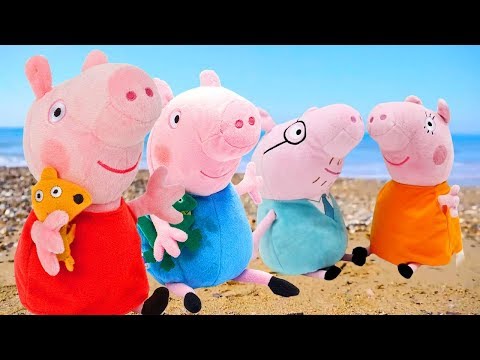 Видео: Приключения Свинки Пеппы на море. Мультики для малышей.