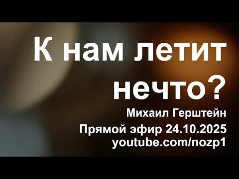 Видео: К нам летит нечто? Михаил Герштейн