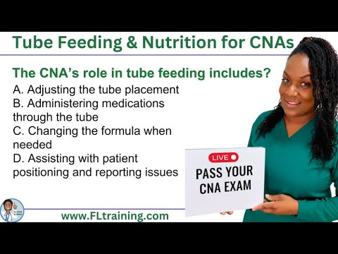Видео: Зондовое кормление и питание для CNA | Обзор экзамена CNA с медсестрой Юнис