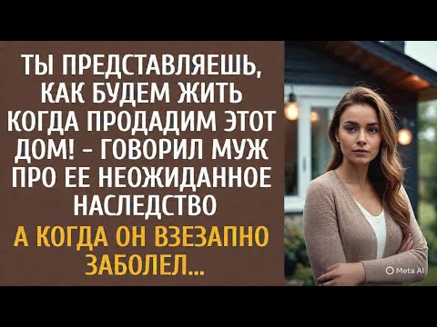 Видео: "Ты представляешь, как будем жить, когда продадим этот дом!"сказал муж про её неожиданное наследство