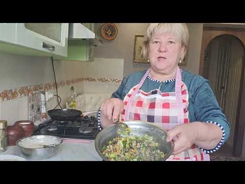 Видео: Заливной пирог с капустой и грибами.