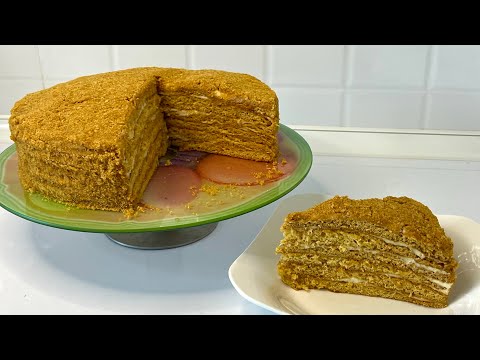 Видео: Торт Медовик. Очень нежный, тает во рту. Honey cake recipe