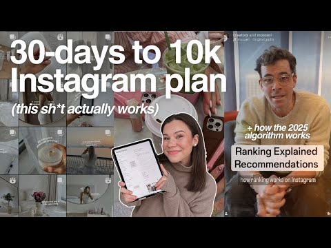 Видео: Ваш 30-дневный план по продвижению в Instagram в 2025 году: календарь контента, шаблоны + алгорит...