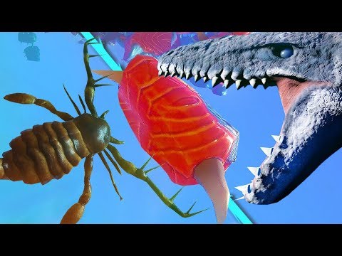 Видео: МОРСКОЙ СКОРПИОН МЕГАЛОГРАПТУС! БОРЬБА ЗА МЯСО! РЫБИЙ ЧЕЛЛЕНДЖ! FEED AND GROW FISH