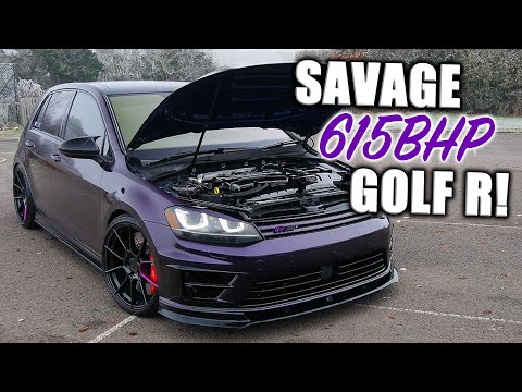 Видео: Этот MK7 Golf R мощностью 615 л.с. НЕВЕРОЯТНО БЫСТР!