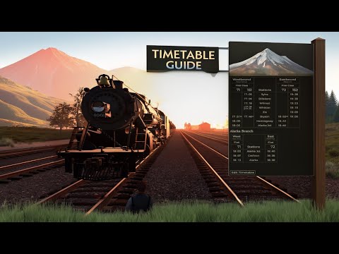 Видео: RAILROADER - ГАЙД ПО ФУНКЦИИ РАССПИСАНИЯ