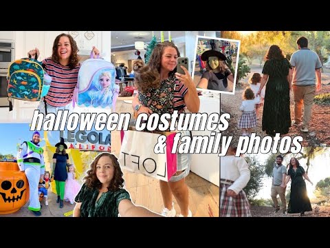 Видео: Покупка платьев в последнюю минуту, семейная фотосессия, + костюмы на Хэллоуин!