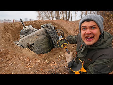 Видео: Эти жуткие находки мы нашли под землей, где провалился Танк!