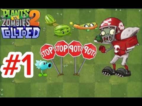 Видео: Знаки STOP повсюду! Plants vs zombies 2 Collided #1