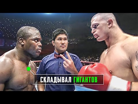 Видео: Безбашенный Нокаутер в Ринге - Мелвин Манхуф