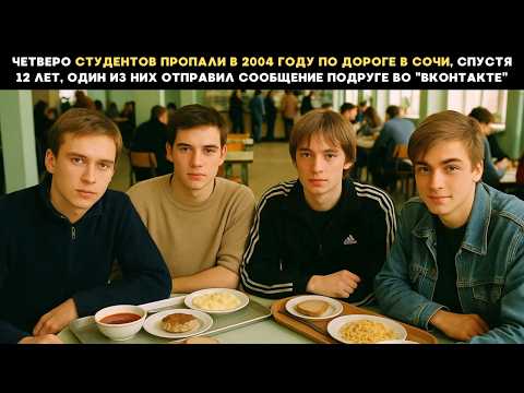 Видео: Четверо студентов пропали в 2004 году по дороге в Сочи, спустя 12 лет их подруга получила сообщение