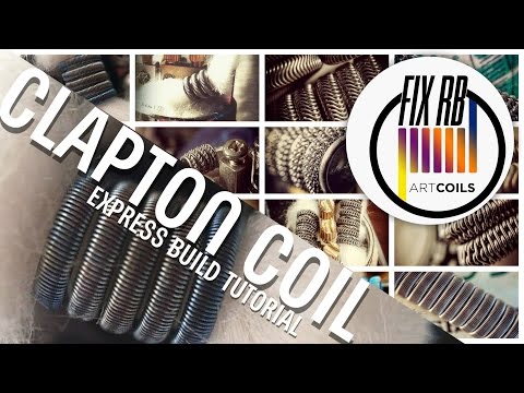Видео: Express Clapton Coil | экспресс метод by Fix_RB | coil build tutorial