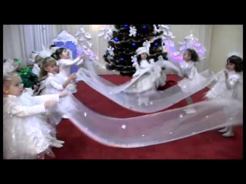 Видео: танец снежинок
