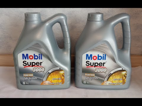 Видео: Mobil Super 3000 x1 5W-40 (Тест -30) - Параллельный импорт.