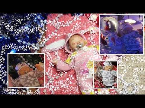 Видео: Предновогодний влог с мини реборном/целый день с нами😸