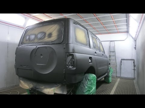 Видео: Покраска Раптором УАЗ Патриот