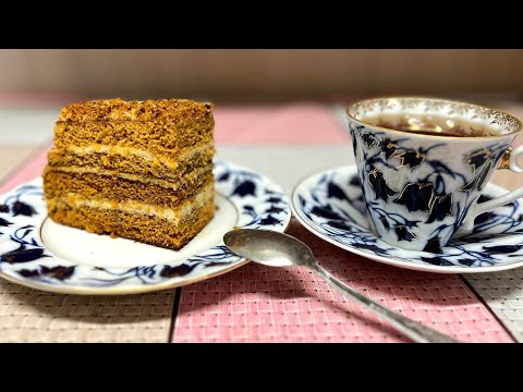 Видео: "Жизнь на пенсии".. Торт МЕДОВИК без раскатки коржей🍰👍!!