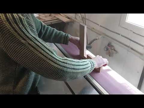 Видео: Обшивка бетонной лестницы дубом.