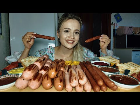 Видео: МУКБАНГ | Сосиски 🌭 АСМР 