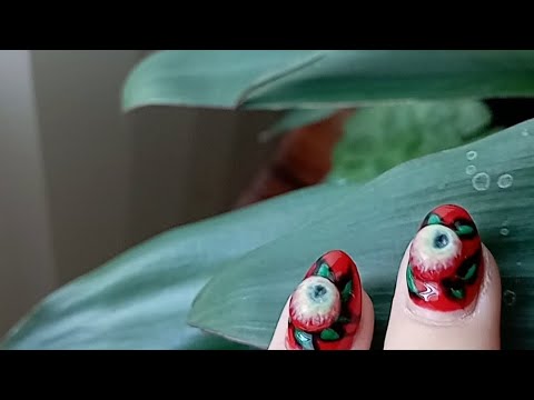 Видео: Сделала #ногти, пытаюсь понять #толстянку, #хлорофитума и #плющелистного #калачика
