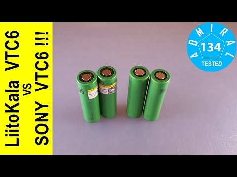 Видео: Аккумулятор LiitoKala VTC6 против Sony VTC6  Подделка или оригинал?