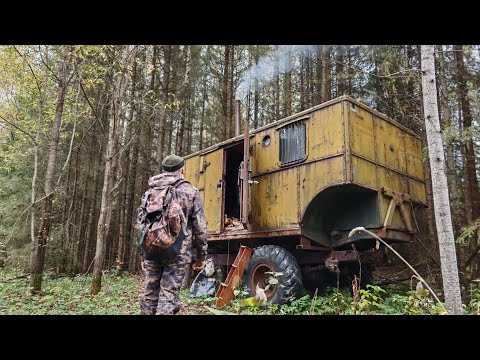 Видео: ЖАРЮ МЯСО В ЖЕЛЕЗНОЙ ИЗБЕ. ДОБЫЛ МНОГО ДИЧИ, ОХОТА ОСЕНЬЮ С РУЖЬЁМ.