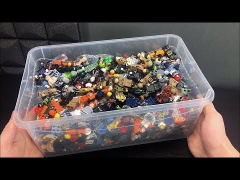 Видео: Разбираем ОГРОМНУЮ ЛЕГО коробку с минифигурками!!