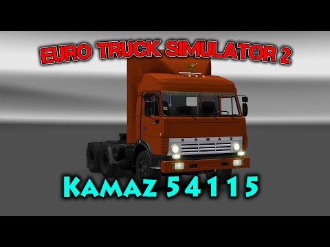 Видео: Euro Truck Simulator 2 обзор мода ( Kamaz 54115 )
