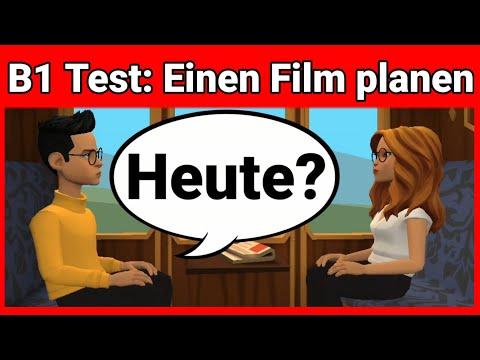 Видео: Устный экзамен по немецкому языку B1 | Планируйте что-нибудь вместе/диалог. Часть 3: Фильм