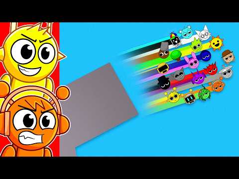 Видео: Реакция на SPRUNKI MARBLE RACE в Альгоду!