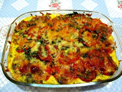 Видео: Вкусно - #ЗАПЕКАНКА из Кабачков с Фаршем Сыром и Помидорами #Рецепты из Кабачков