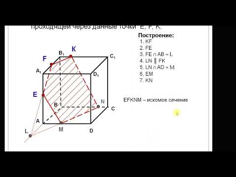 Видео: сечения