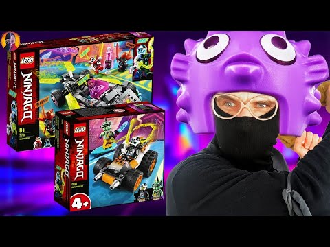 Видео: LEGO NINJAGO: СПЕЦИАЛЬНЫЙ АВТОМОБИЛЬ НИНДЗЯ И СКОРОСТНОЙ АВТОМОБИЛЬ КОУЛА - СБОРКА ЛЕГО
