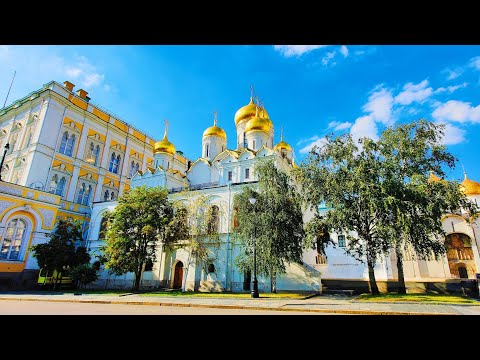 Видео: Экскурсия в Благовещенский собор Московского Кремля