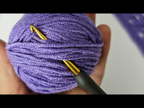 Видео: Если вы ищете простые стежки, то вы попали в нужное место. Легкое вязание крючком