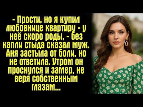 Видео: — Прости, но я купил любовнице квартиру — у неё скоро роды, — без капли стыда сказал муж. Аня...