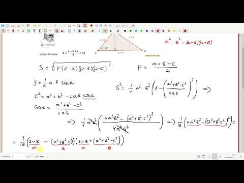 Видео: Үшбұрыштың ауданын табуда Герон формуласын қолдану. Герон формуласының дәлелдеу. Геометрия. 8-сынып.