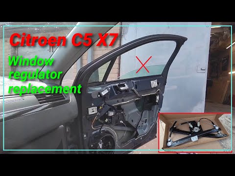 Видео: Замена переднего стеклоподъемника C5 X7