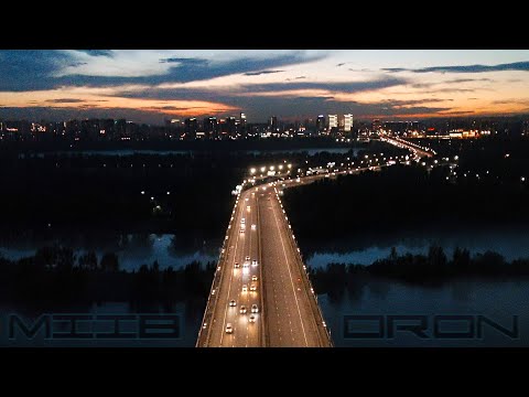 Видео: MIIB DRON - Вечерне-ночные таинственные Октябрьский мост и Мичурина (Fimi x8 mini v2)