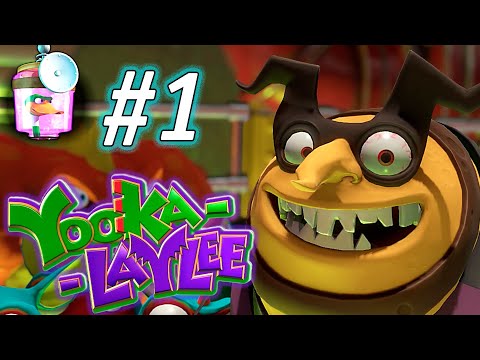 Видео: Злая пчела ▬ Yooka Laylee ►(#1) Прохождение