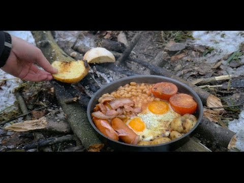 Видео: Английский завтрак в лесу / English breakfast in the woods