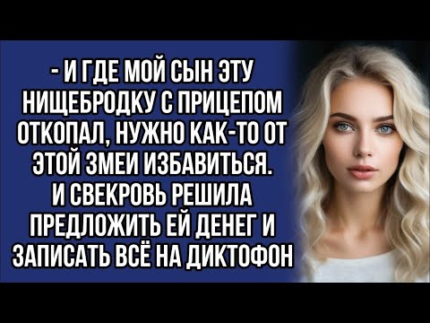 Видео: Свекровь решила избавиться от невестки с прицепом, и решила её подкупить...