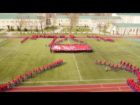 Видео: Президентские кадеты дали старт краевой акции Знамя Победы!