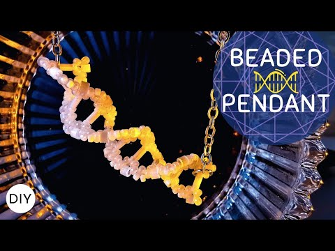 Видео: Beaded DNA | Beaded helix | Beaded pendant 🧬 DIY ДНК из бисера | спираль из бисера