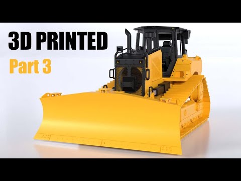 Видео: Бульдозер, напечатанный на 3D-принтере, часть 3