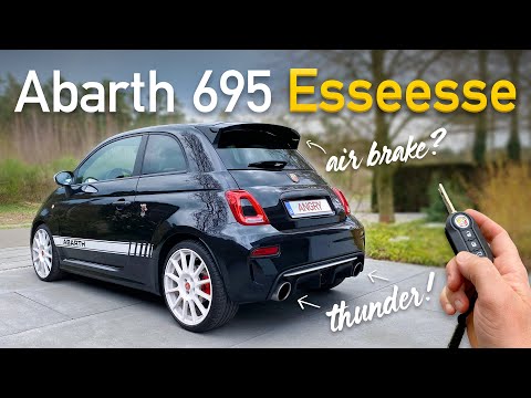 Видео: Новый Abarth 695 Esseesse (180 л.с.) - POV вождение и гонка в Спа-Франкоршам!