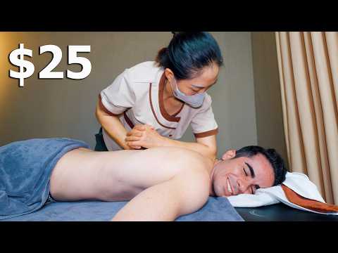 Видео: ASMR: Вьетнамский горячий стоун-массаж 2 500 ₽ | Сильное давление локтем в Дананге