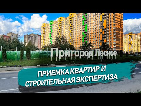 Видео: Проводим строительные экспертизы в ЖК "Пригород Лесное"